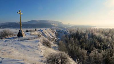 Самарская область: Царёв курган зимой