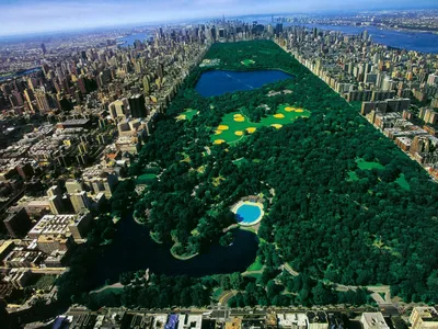 Прекрасный Центральный парк Нью-Йорка Стоковое Изображение - изображение  насчитывающей выпуклины, манхэттен: 163871401