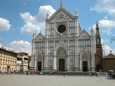 Церковь санта кроче во Флоренции фото