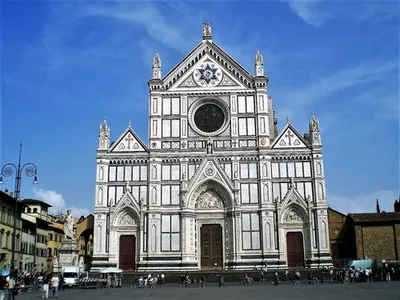 Церковь санта кроче во Флоренции фото фотографии