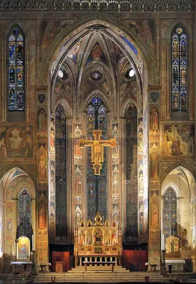Альбом Италия 2008. Фото \"Флоренция.Церковь Санта Кроче (в новой обработке)  \" 503.1 k (1152x955) Санта-Кроче.jpg