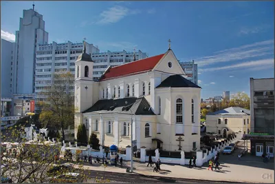 Вся церковь Святых в Минске, Республике Беларусь Стоковое Изображение -  изображение насчитывающей место, известно: 58409369