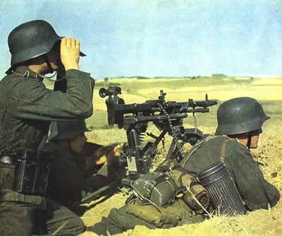Восточный фронт. Цветные фото немецких солдат. | Щит и Меч | Дзен
