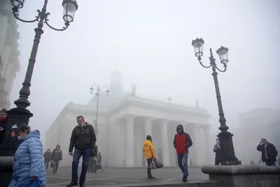 Туман в Москве