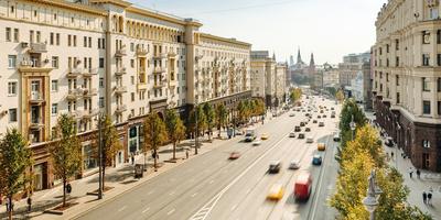 Тверская улица Москва фото