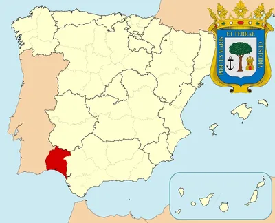 Город Уэльва Испания Ayamonte Стоковое Изображение - изображение  насчитывающей зодчества, селитебно: 100475949