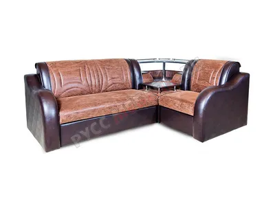 Кожаный угловой диван Венеция с оттоманкой купить по цене 223 200 руб. с  доставкой — интернет-магазин RestMebel.ru