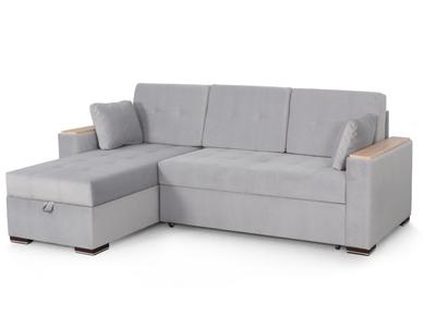Угловой диван Монако 1 2 вариант Серый - заказать в Новосибирске по  доступной цене в интернет-магазине Румика-мебель.ру. Описание модели и  фотографии на сайте.