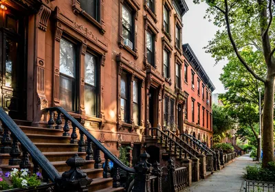 Вид на Нью-Йорк США улицы Бруклина Редакционное Стоковое Изображение -  изображение насчитывающей метрополия, манхэттен: 170870174