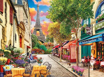 Улицы Парижа , центр площадь Парижа…» — создано в Шедевруме