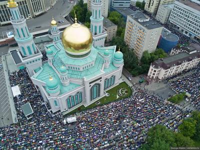 УРАЗА-БАЙРАМ 🌙 2022 МОСКВА НАМАЗ/ Eid al-Fitr 2022 Moscow - YouTube