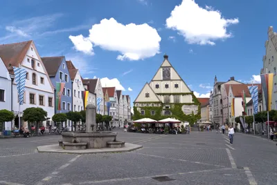 Weiden, GERMANY: Old town of Weiden in der Oberpfalz Stock Photo - Alamy