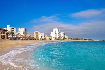 Главный городской пляж Лас Аренас (Playa de Las Arenas) в Валенсии. 🏊  Туризм и #отдых в Валенсия. - YouTube