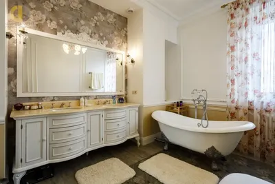 Дизайн интерьера ванной \"Ванная комната в классическом стиле\" | Портал  Люкс-Дизайн.RU