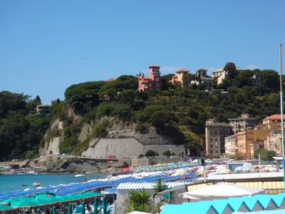 panoramic view of the houses of the city of Varazze located in  Liguria,(Italy Stock Photo - Alamy