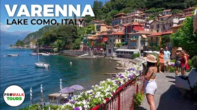 Varenna Walking Tour - Lake Como, Italy - 4K with Captions - YouTube