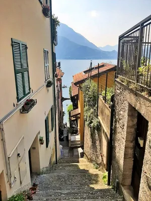 Varenna, Italy. Picturesque Town at Lake Como Stock Photo - Image of  mediterranean, italian: 213099328