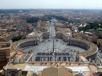 Взгляд сверху государства Ватикан Редакционное Фото - изображение  насчитывающей старо, ватикан: 67273296