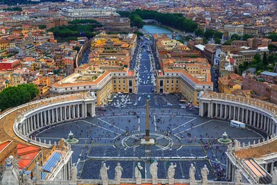 Ватикан: Вид с собора Святого Петра