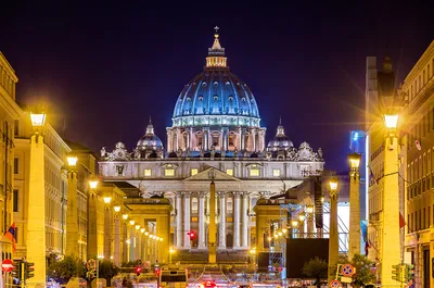 Купол собора Святого Петра в Ватикане: лучший вид на Рим, фото