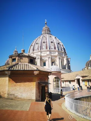 Путешествия по миру. Ватикан, купол собора святого Петра | Пикабу