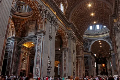 Фото «Внутри Собора Святого Петра» из фотогалереи «Без названия» Ватикан  #524870