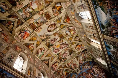 Сикстинская капелла, Ватикан, Рим - фрески Микеланджело, росписи