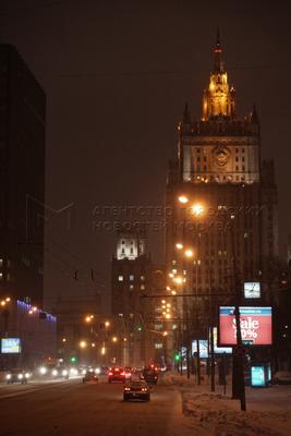 Фотокартина ”Вечерняя Москва” для интерьера, купить