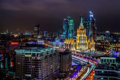 Вечерняя Москва | Пикабу