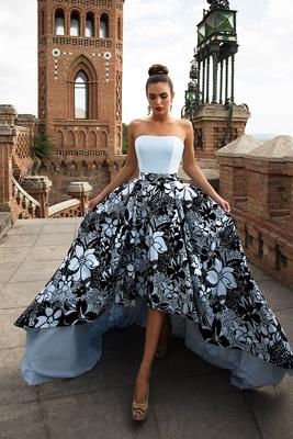 🖤 Вечернее платье с прозрачной юбкой Naomi 2.0 👗 Платья в аренду и  напрокат Story Dress Москва