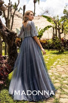 Платье русалка с цветочными узорами артикул 103609 цвет телесный👗 напрокат  9 900 ₽ ⭐ купить 49 800 ₽ в Самаре