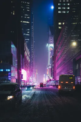 👣🐾💕 Вечерний Нью-Йорк,вид с …» — создано в Шедевруме