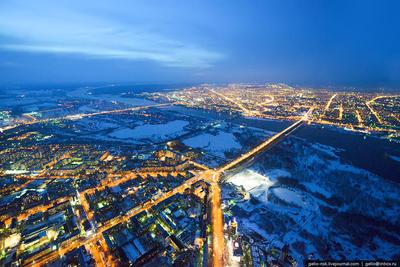 Вечерний Новосибирск, эстетично, …» — создано в Шедевруме
