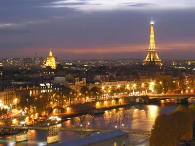 Вечерний Париж | Пикабу