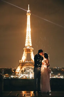 Вечерний Париж | Эйфелева башня, Париж, Башня