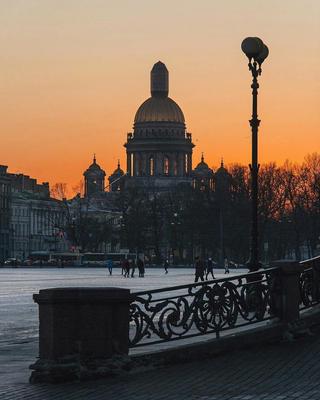 Фото вечернего Санкт-Петербурга. Адмиралтейский проспект