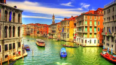 Grand Canal Via Venice In Venice Background, Canal Grande In Venice, Italy,  Hd Photography Photo Background Image And Wallpaper for Free Download