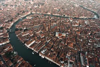 Венеция с высоты птичьего полета (17 фото)
