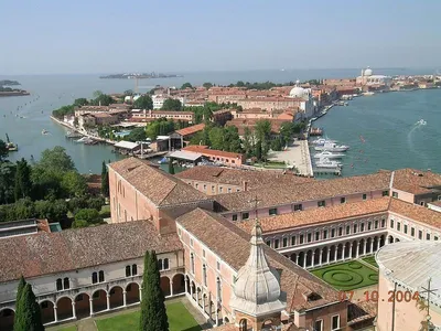 Панорама Венеции Юг С Высоты Башни Кампанила Сан Марко Венеция Италия —  стоковые фотографии и другие картинки Венеция - Италия - iStock