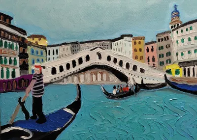 Картина Любимая Венеция — В интерьер