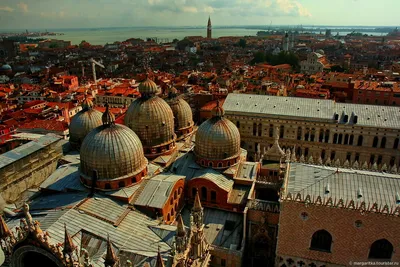 Венеция видна сверху - онлайн-пазл