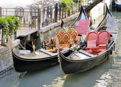 Венеция гондолы фото
