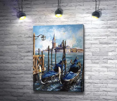 Фотообои Гондолы в Венеции купить на стену • Эко Обои