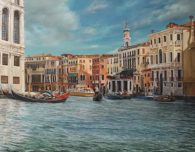 Венеция, гранд канал» — создано в Шедевруме