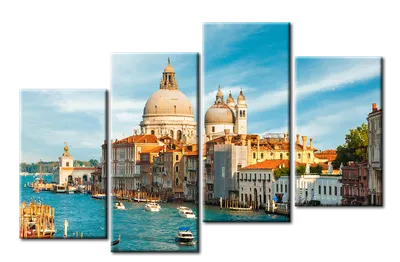 Гранд-канал С Базилика Санта-Мария Делла Салюте, Венеция, Италия  Фотография, картинки, изображения и сток-фотография без роялти. Image  17263322