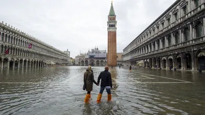 Наводнение в Венеции. 2019 г | Пикабу