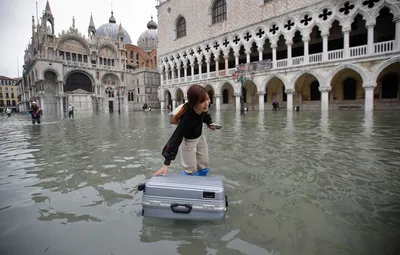 Венецию затопило из-за дождей