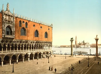 Piazza San Marco, Grand Canal, Doge's Palace in Venice, Italy Stock Photo |  Adobe Stock