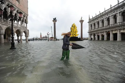 Венеция под водой фото фотографии