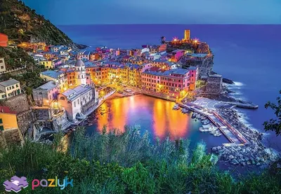 Cinque Terre Италия. Живописный Вид Красочные Деревни Вернацца И  Средиземноморской Se Побережье Лигурии В Итальянской Ориентир. Фотография,  картинки, изображения и сток-фотография без роялти. Image 40692794